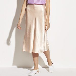 Vince Satin Slip Skirt